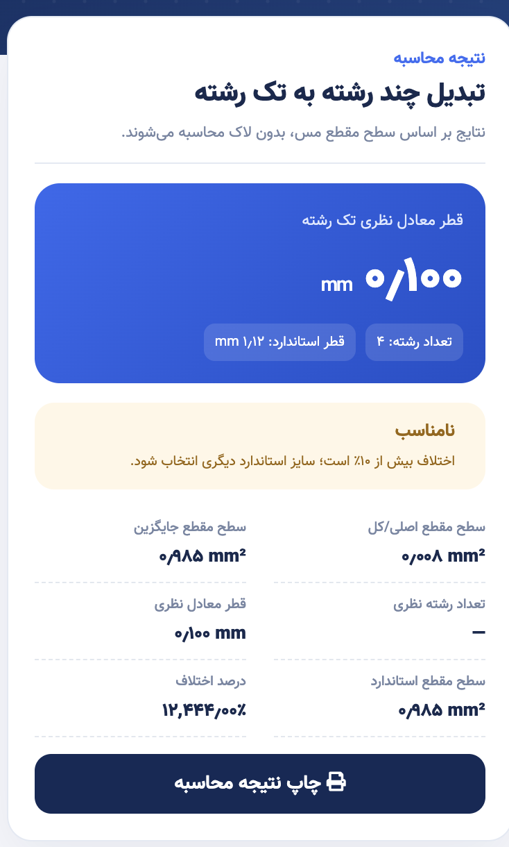 آموزش کار با ابزار حرفه‌ای  تبدیل سایز سیم لاکی